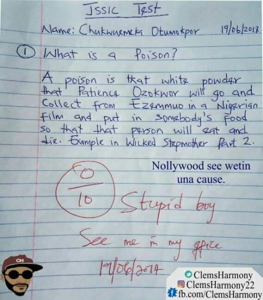 You Can See What Nollywood Did To This Student