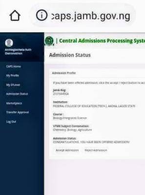 FCE Akoka admission list, 2020/2021 out on JAMB CAPS