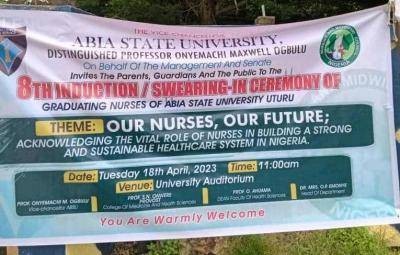 ABSU 8th induction ceremony for Graduating Nurses