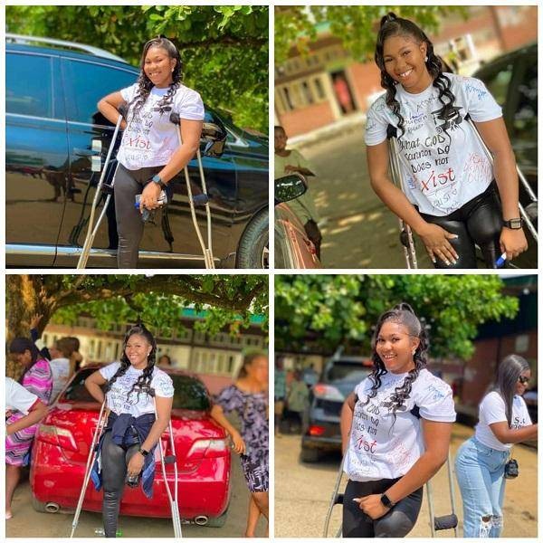 UNIPORT physically challenged student dances joyfully as she graduates