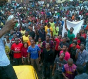 UNILAG Students Protest Change of School name to Moshood Abiola University