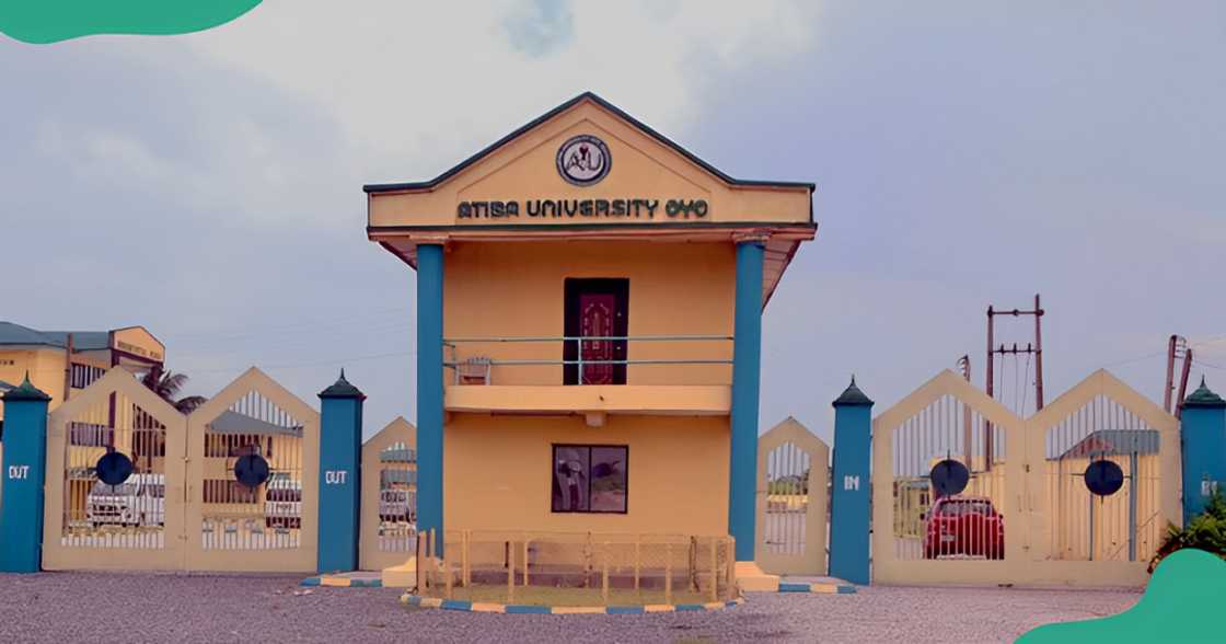 The Atiba University Oyo main entrance.