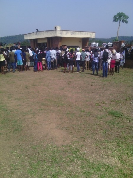 Commotion In UNIOSUN Yesterday As Students Lock School Down