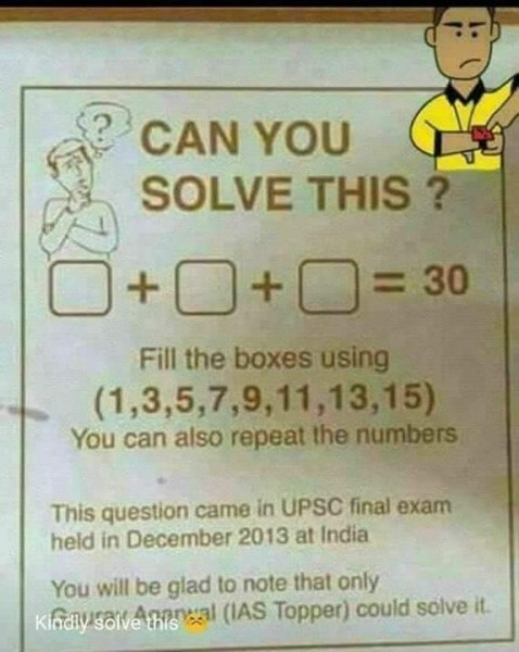 Can You Solve This?