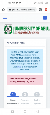 UNIABUJA extends deadline for Post-UTME, IOE and Remedial studies admission, 2020/2021