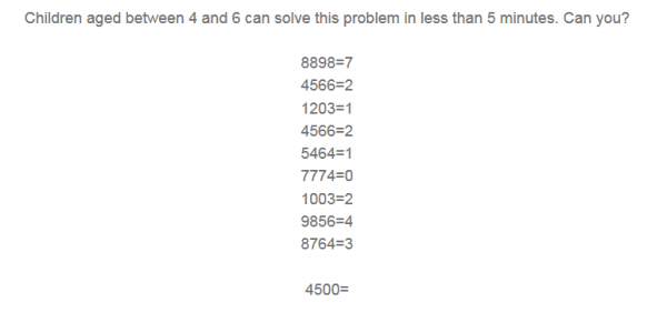 [Solved] Children Aged 4 to 6Yrs Solve This IN 5 Mins, Can You???