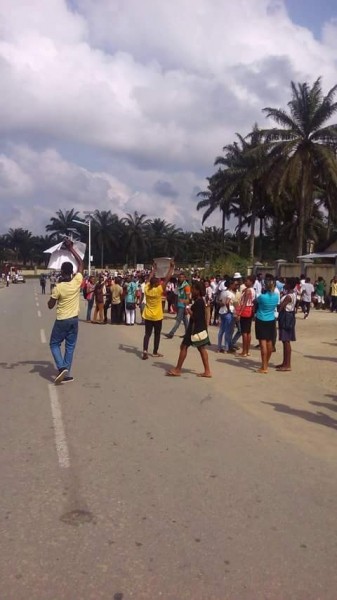Akwa Ibom Poly Students Protest Over Increased Fees