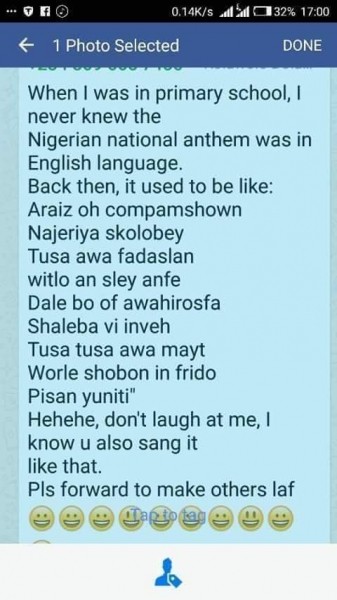 Fun Time!!! As A Child, How Did You Recite The National Anthem??