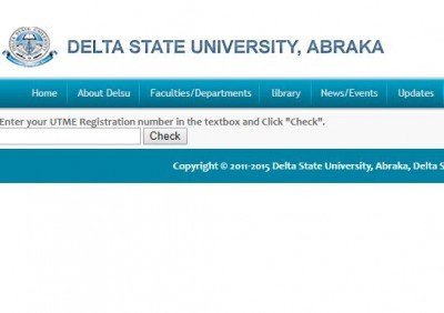 DELSU Comprehensive Admission List (UTME/DE) 2017/2018 Released