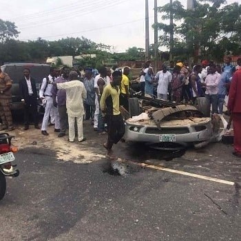 Lead City University student dies in car accident in Ibadan minutes after tweeting that the car wanted to kill him photos