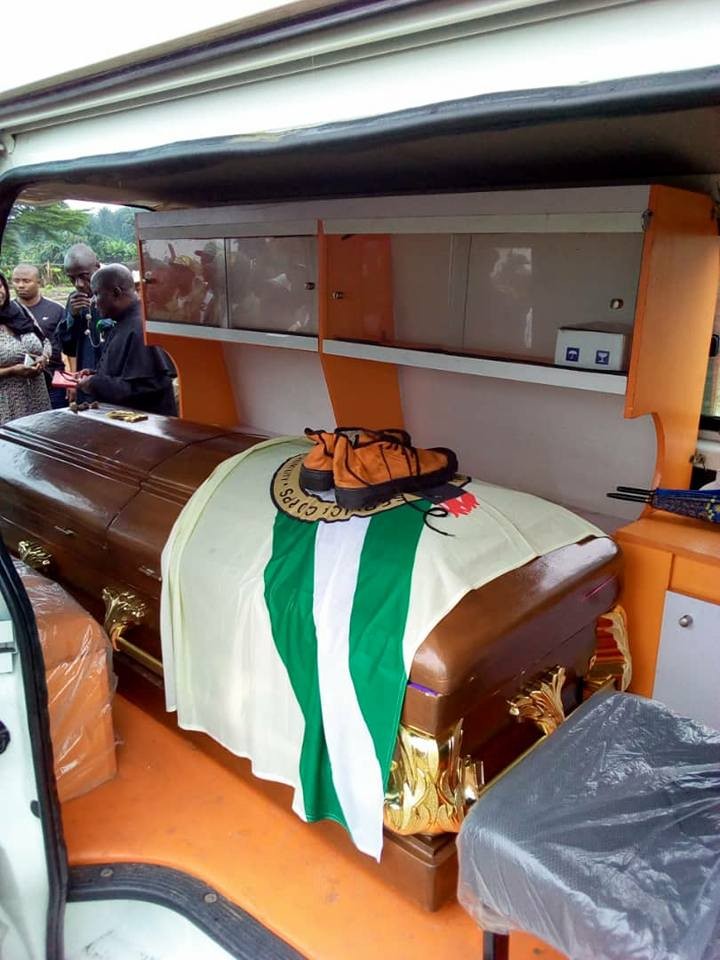 NYSC member who drowned in Rivers state buried today amidst tears photos