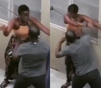 JAMB lesson teacher filmed physically assaulting one of his female students in Lagos video