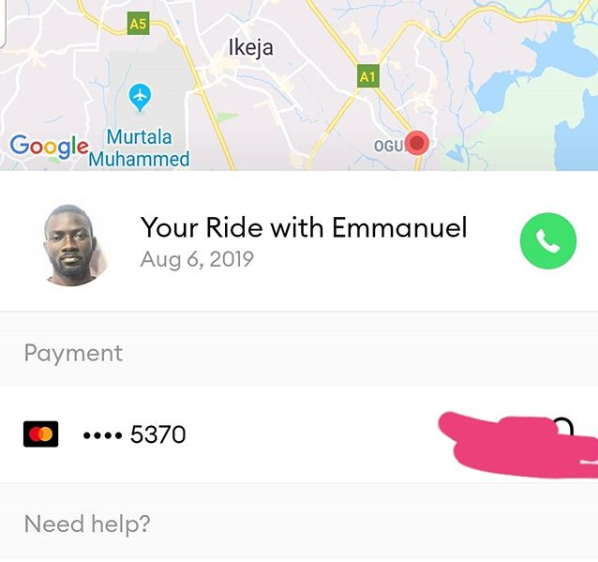 UNILAG PostUTME candidate accuses Taxify driver of allegedly diverting trip and taking him to SARS operatives for extortion