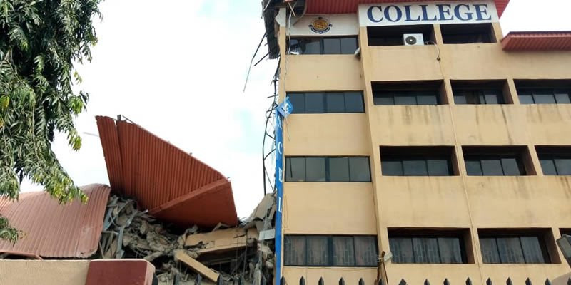 School building collapses in Lagos photos