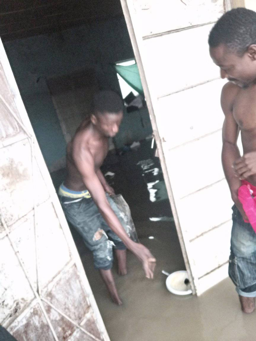 We are suffering Kano corps member laments after heavy rainfall leaves his room flooded 