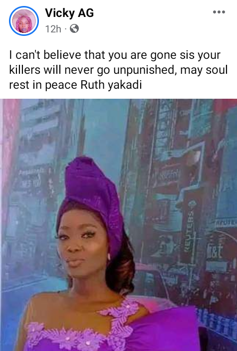 Update Young woman raped murdered and dumped near bridge identified as 400L UNIJOS student