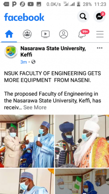 NSUK Faculty of Engineering gets more equipment from NASENI