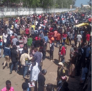 UNIJOS Students Protest Following Increment of Fees