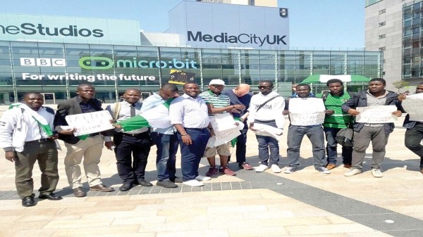 42 Nigerian Phd Students Stranded In UK Protest In BBC Headquarters