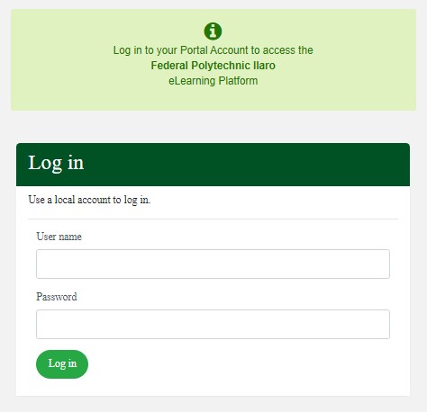 Fedpoly Ilaro Login Portal