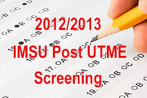 IMSU 2012/2013 post UTME comes up June 25th, 2012