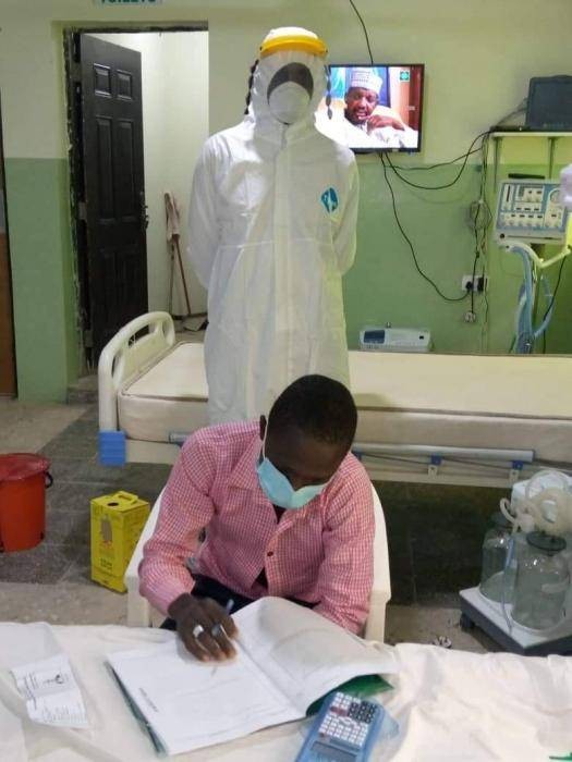 Gombe State COVID-19 Patient Writes WAEC In Isolation Centre (Photos)