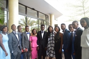 Genevieve Nnaji Dines with 11 Nigerian Students at Exclusive AMVCAs Date