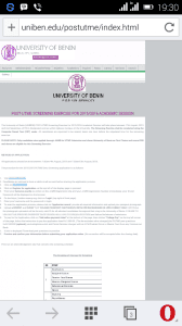 UNIBEN Post-UTME 2015: Date, Cut-off Mark, Eligibility And Registration Details