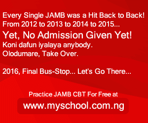 Funny JAMB "Back to Back" Message