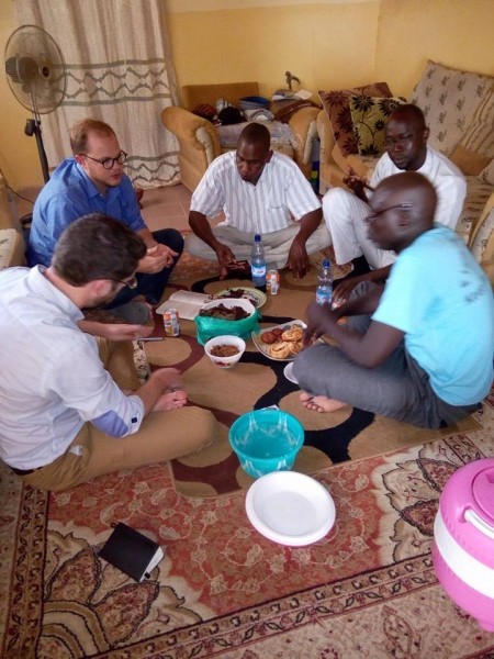 See How Abba Aji Kalli Welcome US Professors in His House At Maidurguri, Borno state.