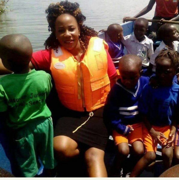 On An Excursion, A Teacher With Life Jacket While The Pupils Are Left Unprotected