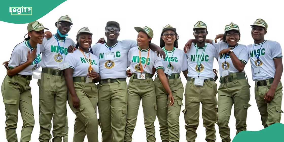 Nigerians react as FG increases corps members allowance to 77,000 per month: "Can one serve twice?"