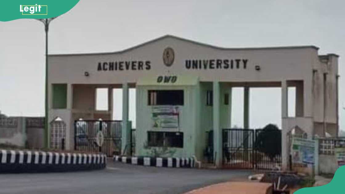 Achievers University's main entrance