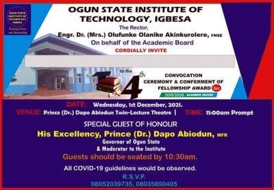 OGITECH announces 4th Convocation Ceremony