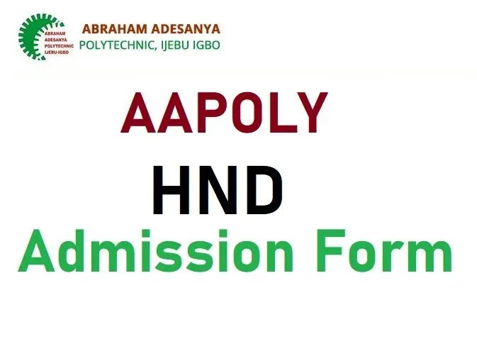 AAPoly HND Admission Form 2024/2025 Academic Session (Full Time) - How To Apply