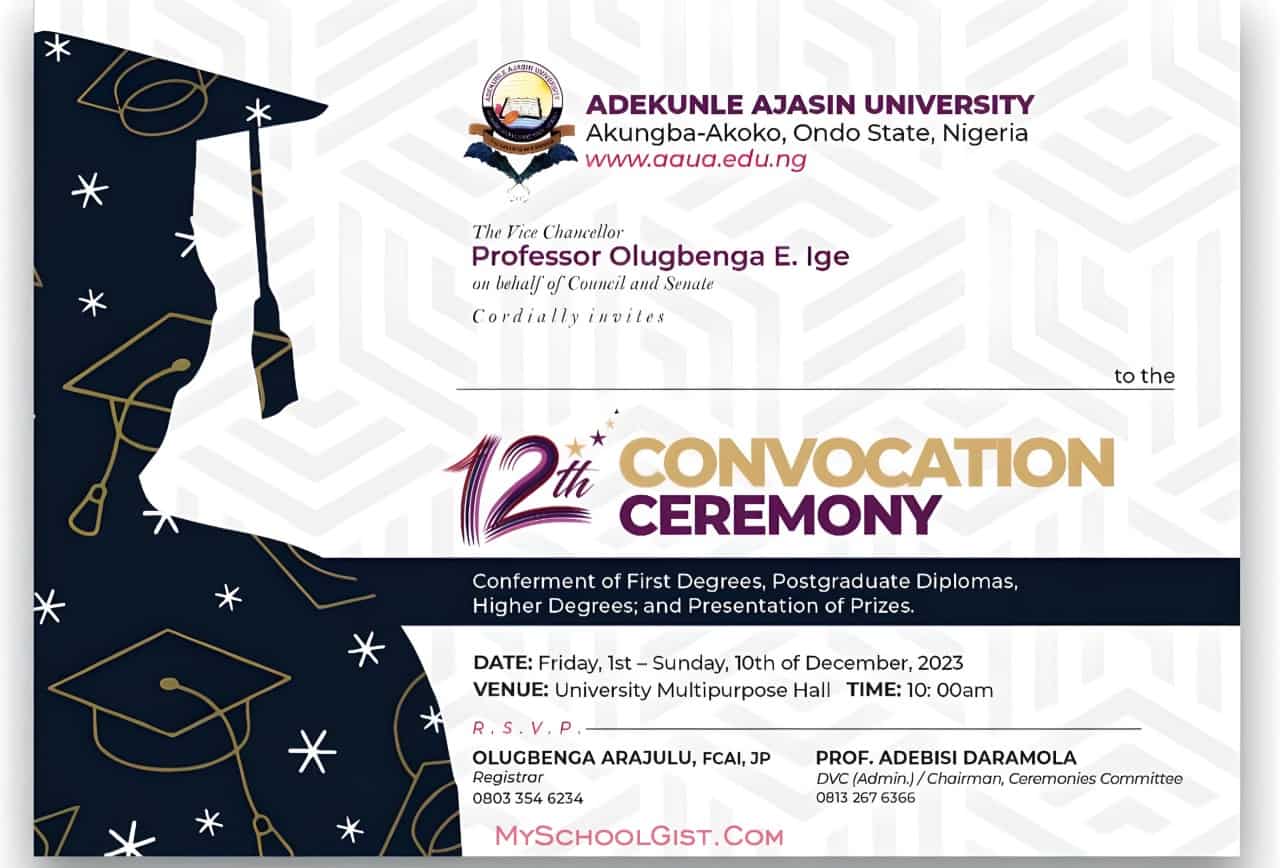 AAUA 12th Convocation ceremony