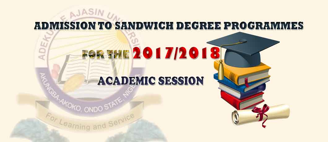 AAUA Sandwich Degree Admission Form 2017/2018