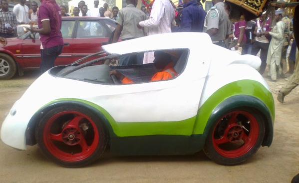 [Pix] ABU Students Manufacture Car Using Local Materials