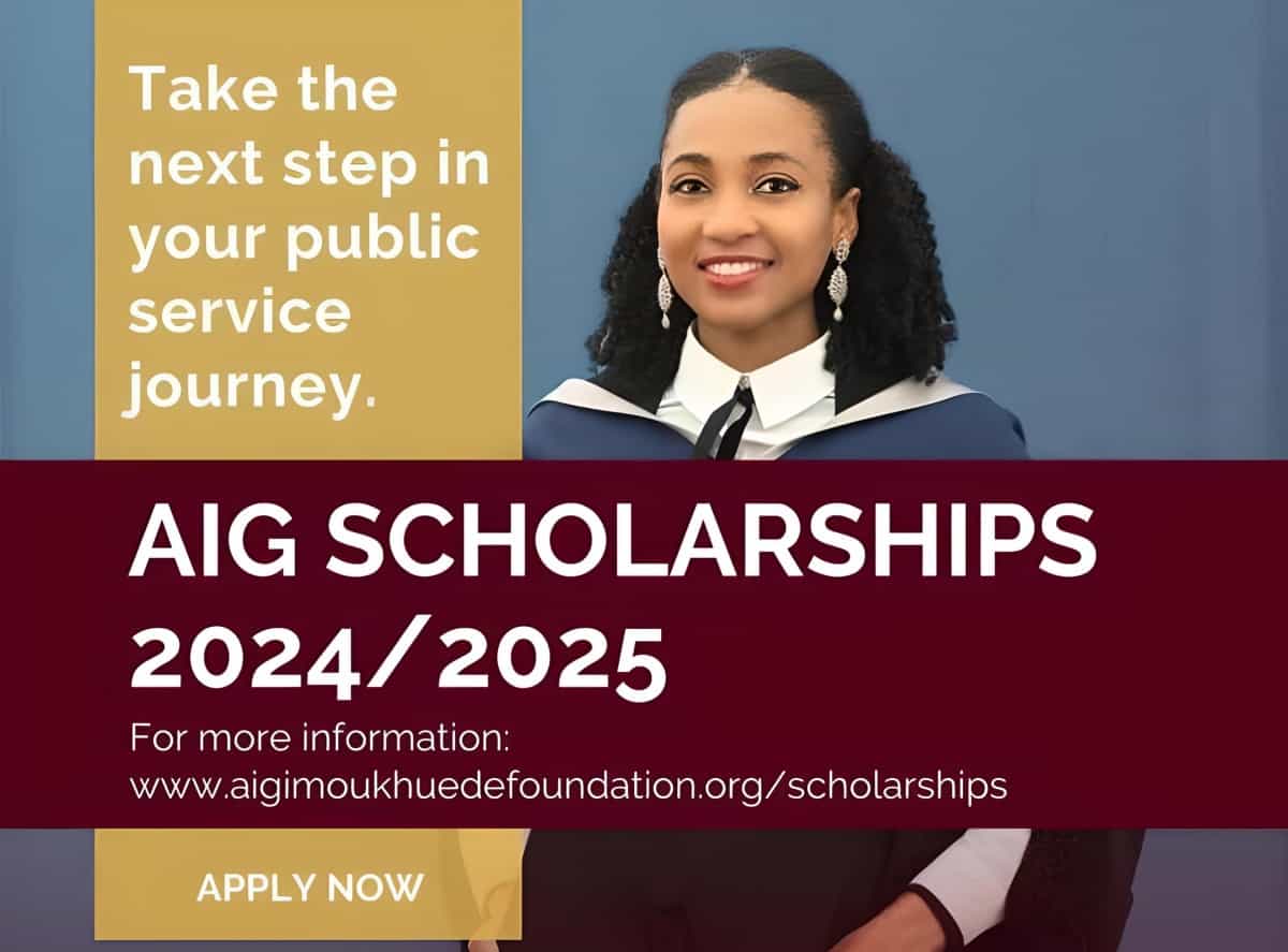 AIG Scholarships 2024/2025 | Fully Funded to Study in UK