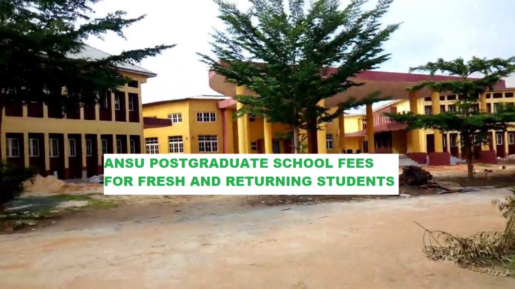 COOU Postgraduate PG School Fees For Fresh Students yearnyear Academic Session 1