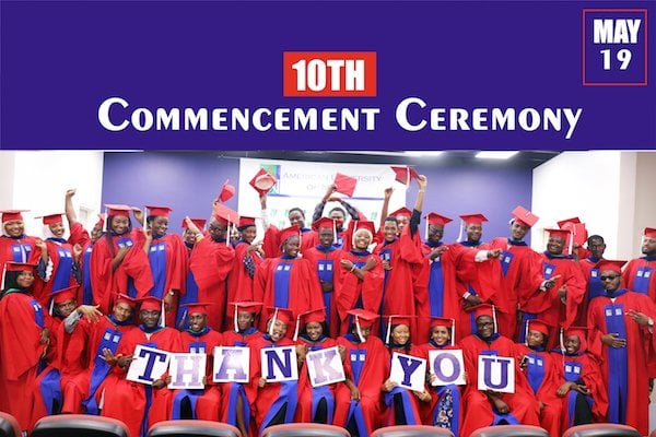 AUN Set to Graduate 10th Set on May 19