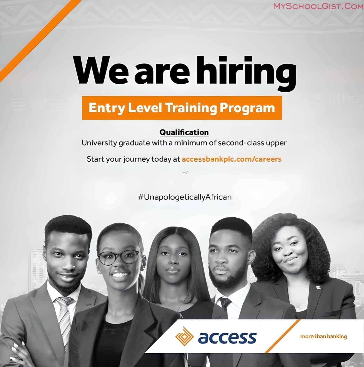 Apply for Access Bank Entry Level Training Program 2023