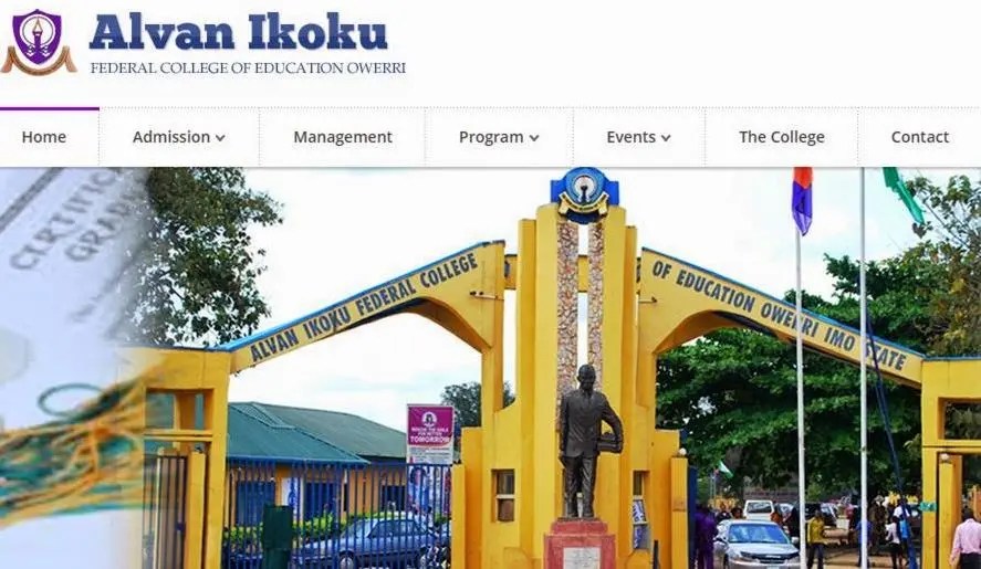 List Of Accredited Courses Offered In Alvan Ikoku College Of Education