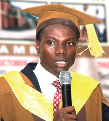 The Fear of Poverty Motivated, Says Bell's Best Graduand