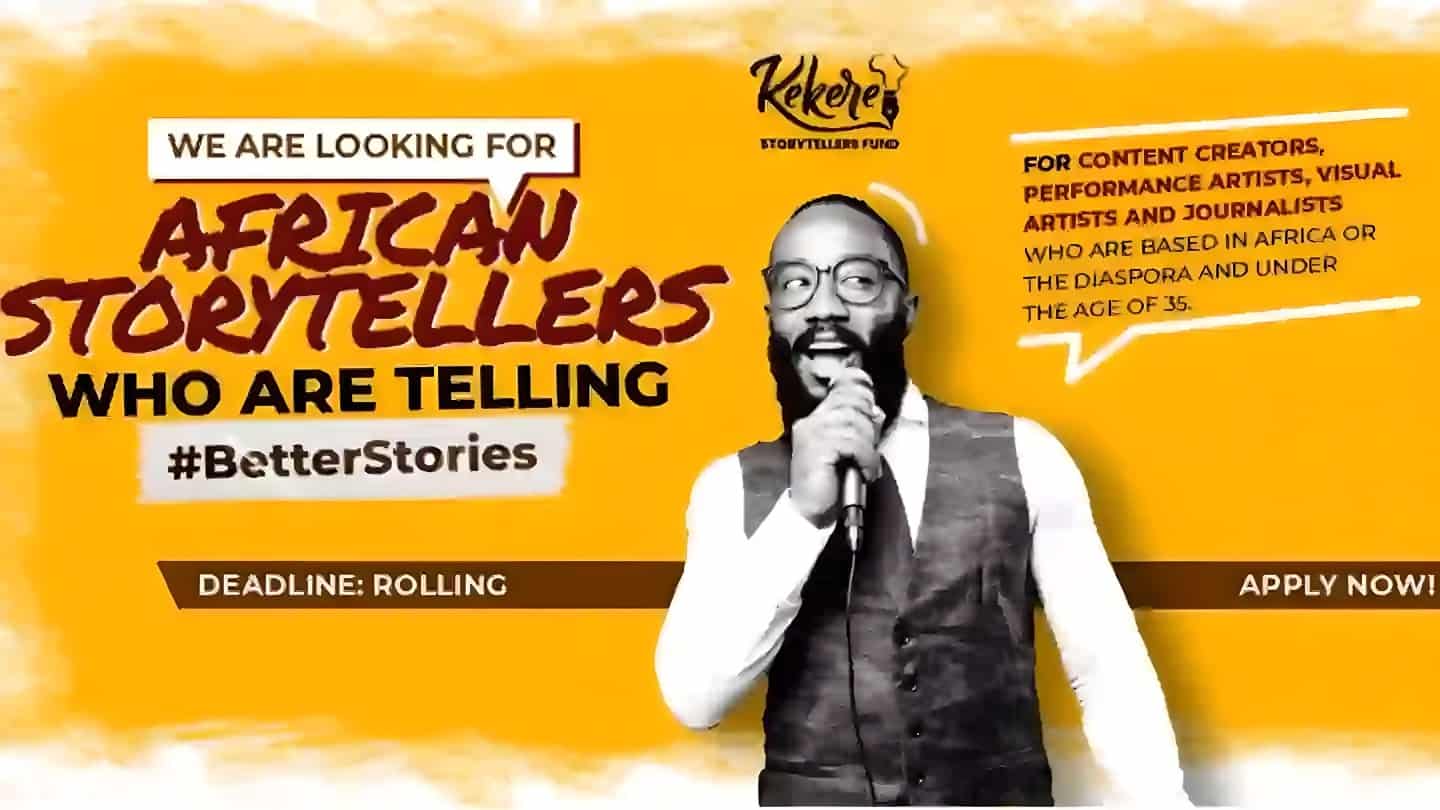 Apply for Africa No Filter’s Kekere Storytellers Fund