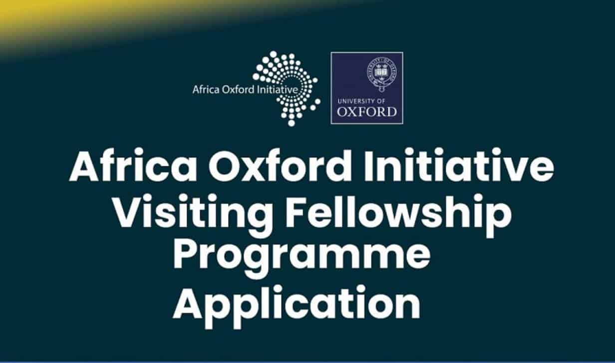 Africa Oxford Initiative (Afox) 2022 Visiting Fellowship Programme