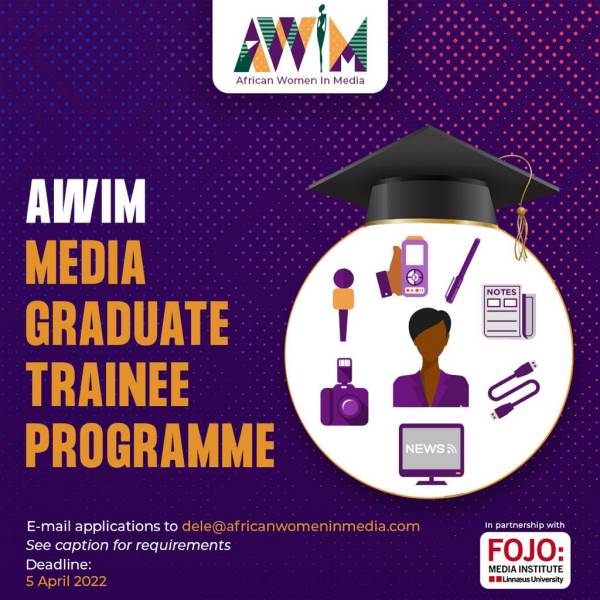 African Women in the Media (AWiM) 2022 Graduate Trainee Program 202