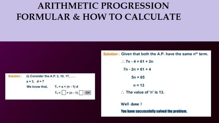 What Is Arithmetic Progression? Formula, How To Calculate, Examples And Practices