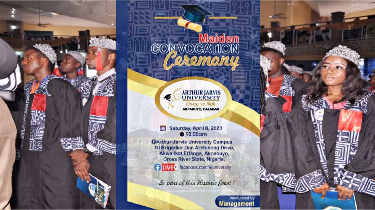 Arthur Jarvis University (AJU) Convocation Ceremony