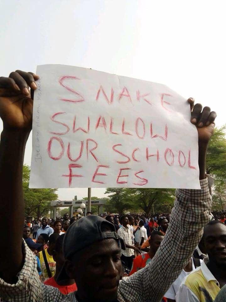 Exam Cancelled as Students Protest at Benue State University